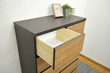 ★スーパーSALE!!クーポン配布中★【送料無料】 チェスト ハイチェスト ルキス タンス 幅80cm 5段 80cm 完成品 洋服タンス 日本製 洋タンス 衣類 洋服 リビング収納 木製 北欧 80cm幅 国産品 日本 箪笥 収納棚 ナチュラル ブラウン sp10