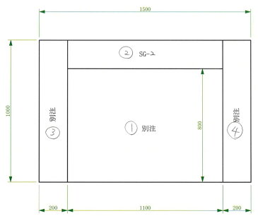 【特注キッズコーナー リスシリーズ】W1500xD1000xH200〜内容〜【フロアマット】別注 W1100xD800xt50x1枚【サイドガード】SG-2 W1100xD200xH200x1台別注 W1000xD200 xH200x2台