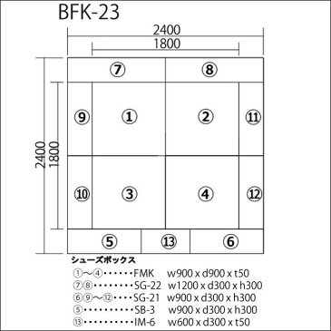 【 キッズコーナー 激安 】 バンビファンシーセット 交通マット・角サイドガード 2畳 BFK23 （シューズボックス・入口マット付） 送料無料 ベビー かわいい フロアマット キッズスペース