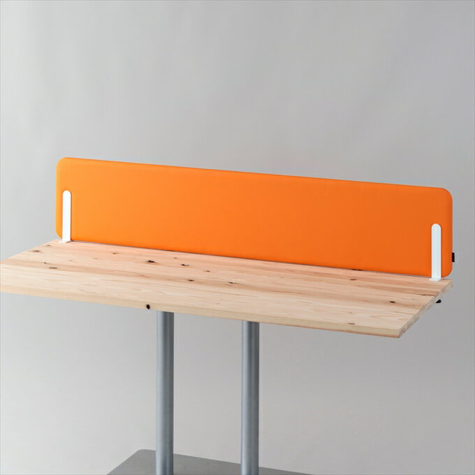 卓上パネルパーテーション高さ30cm幅150cm日本製 【スチールスタンドでしっかり自立】 合皮レザー製 B型クランプ固定式