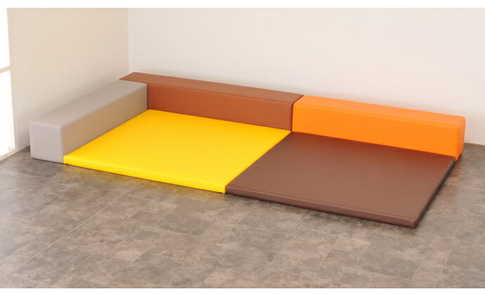 キッズコーナー キッズコーナー リス20cm角セット 1畳プランC マロンカラー 【キッズコーナー マット 日本製 キッズルーム キッズコーナー 幼児 キッズコーナー キッズ キッズコーナー キッズ スペース 赤ちゃん キッズコーナー 】