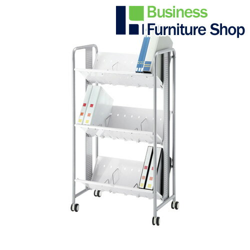 ☆ファイルワゴン YS-41 シルバー 3段(オフィス 事務所)