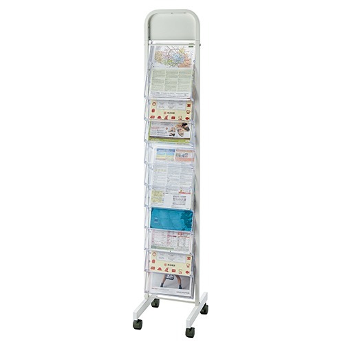 パンフレットスタンド PSB-110CN 1列10段(オフィス 事務所) 2