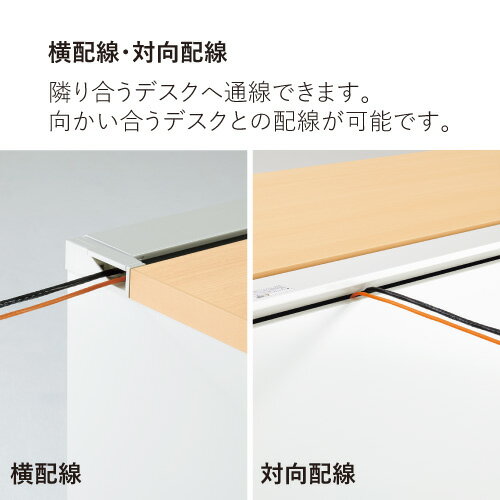 US-W L型ワーク机UR-1612W-7R W4/W4 [3]