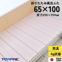 【風呂ふた満足館限定】Ag折りたたみ風呂ふた 抗菌 SAKURA さくら ピンク【S10】　65×100cm用_風呂蓋 浴槽蓋 サイズ