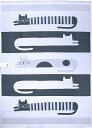 エーケルンド 【Tall Cats】 130cm×195cm 綿100% 出産祝 出産内祝 七五三 誕生祝 クリスマス スウェーデン 世界 織物 猫 テーブルク...