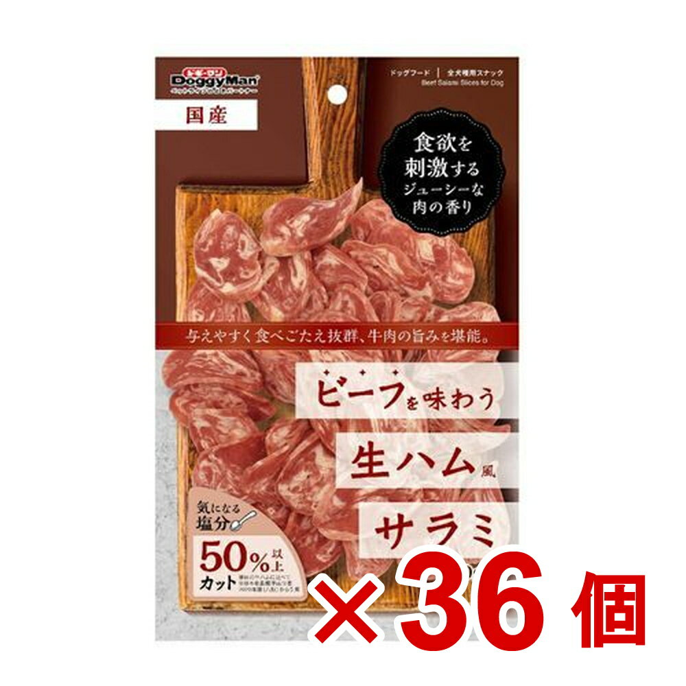 ビーフを味わう生ハムサラミ70g×36個