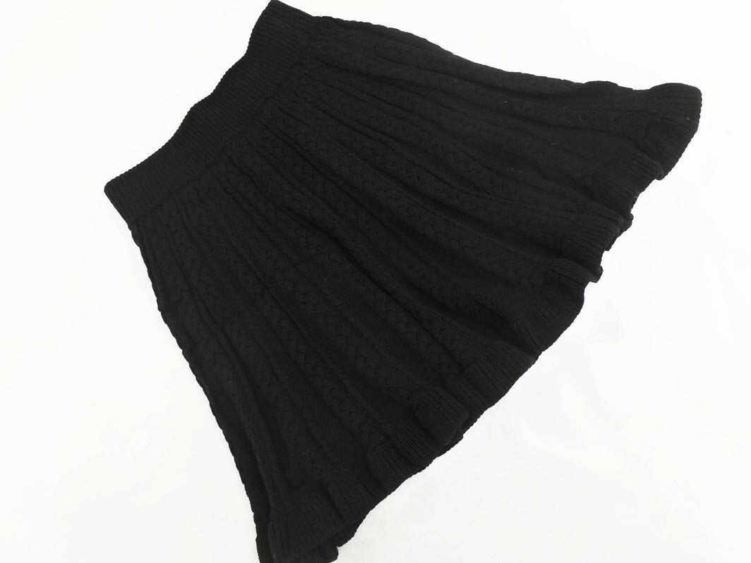 Heather ヘザー ニット フレア スカート sizeF/黒 ◇■ ☆ fkc5 レディース【USED】【中古】【古着】【ブランド古着買取・販売ABJ】(4)