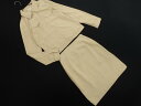 MAYSON GREY メイソングレイ スウェード調 ジャケット スカート セットアップ size2/ベージュ ◇■ ☆ eka6 レディース【USED】【中古...