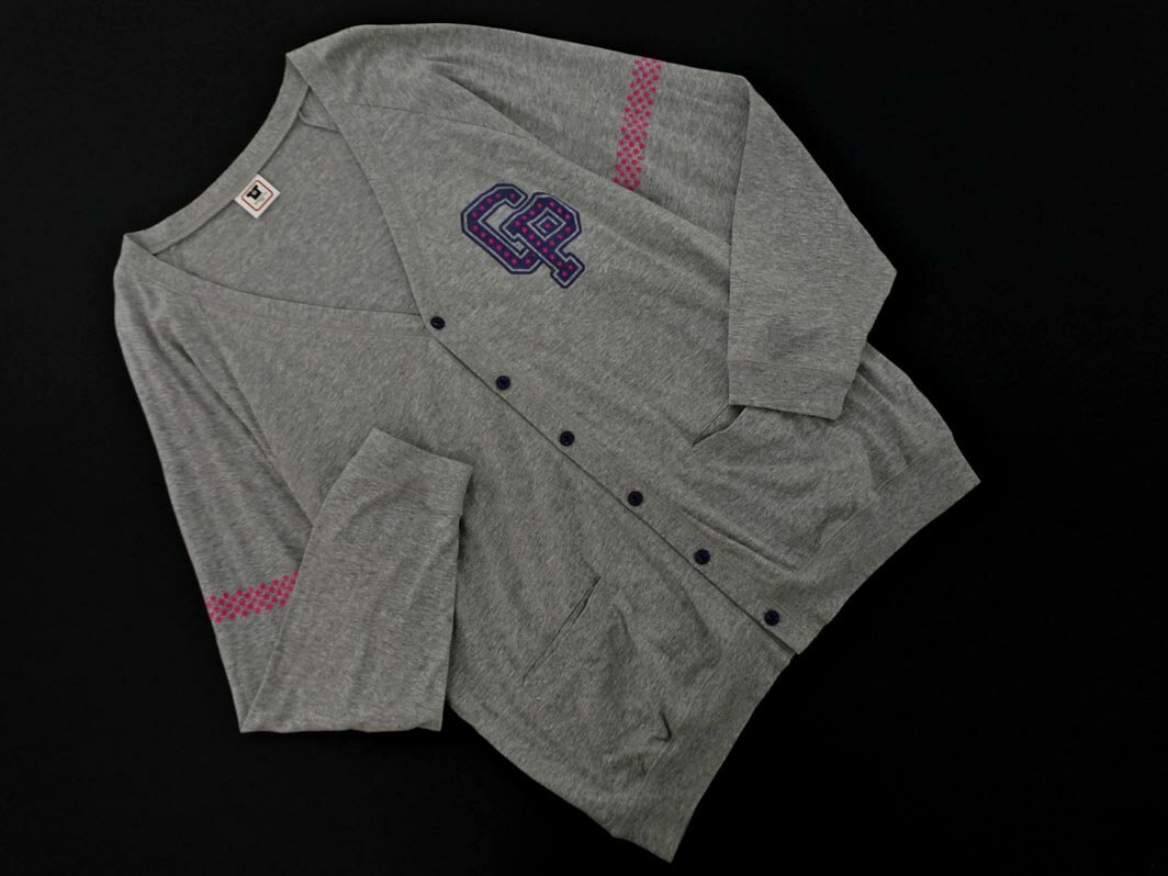 ネコポスOK RODEO CROWNS ロデオクラウンズ プリント カーディガン sizeF/グレー ◇■ ☆ fka4 レディース【USED】【中古】【古着】【ブランド古着買取・販売ABJ】(4)