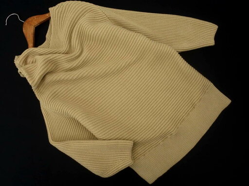 FRAY I.D フレイアイディー シルク混 アシンメトリー ニット セーター sizeONE/ベージュ ■◇ ☆ fea7 レディース【USED】【中古】【古着】【ブランド古着買取・販売ABJ】 FRAY I.D フレイアイディー シルク混 アシンメトリー ニット セーター sizeONE/ベージュ ■◇ ☆ fea7 レディース【USED】【中古】【古着】【ブランド古着買取・販売ABJ】