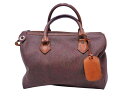 ETRO エトロ 総柄 ボストン バッグ 茶 ■■ ☆ fbb7 レディース【USED】【中古】【古着】【ブランド古着買取・販売ABJ】