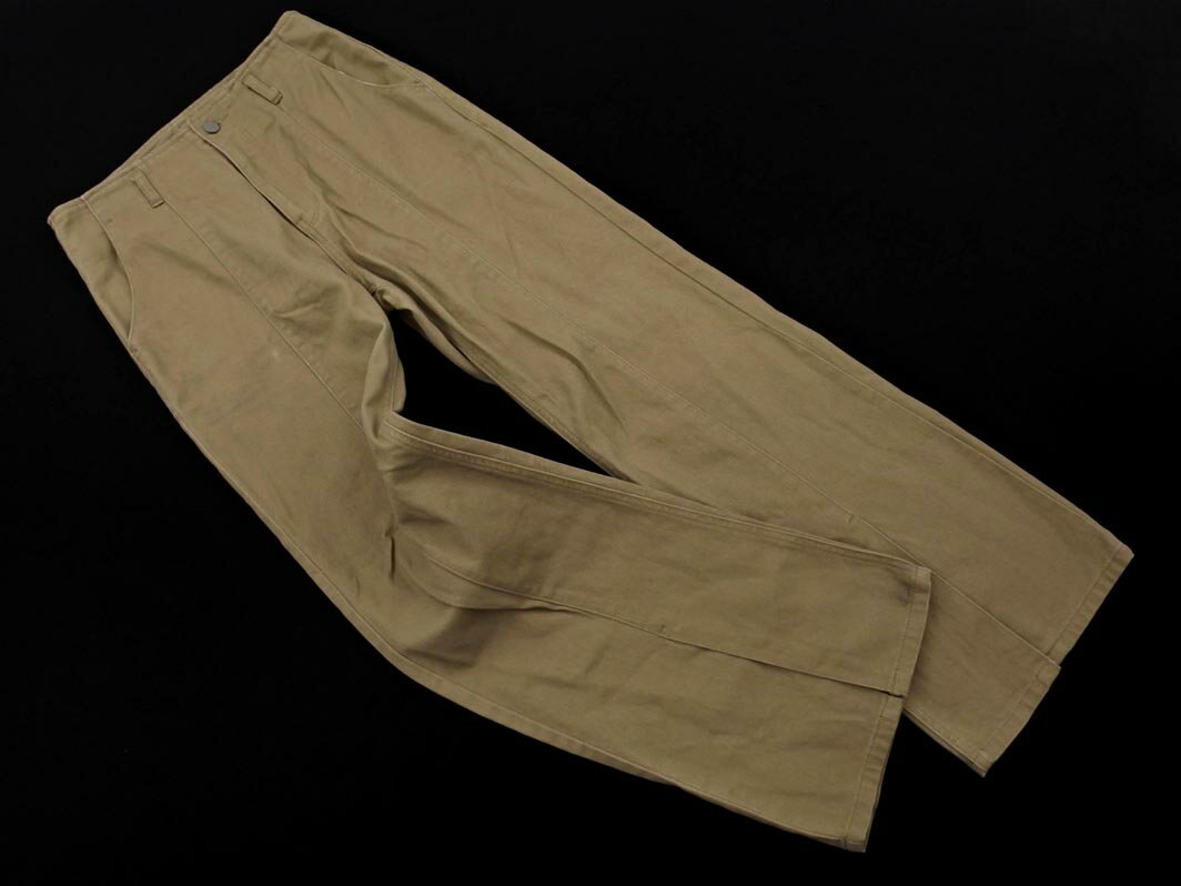PAGEBOY ページボーイ 裾スリット パンツ size27L/ベージュ ■◇ ☆ fbc5 レディース【USED】【中古】【古着】【ブランド古着買取・販売ABJ】