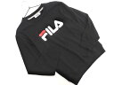FILA フィラ ロゴ トレーナー スウェット sizeM/黒 ◇■ ☆ eka7 メンズ【USED】【中古】【古着】【ブランド古着買取・販売ABJ】(4)