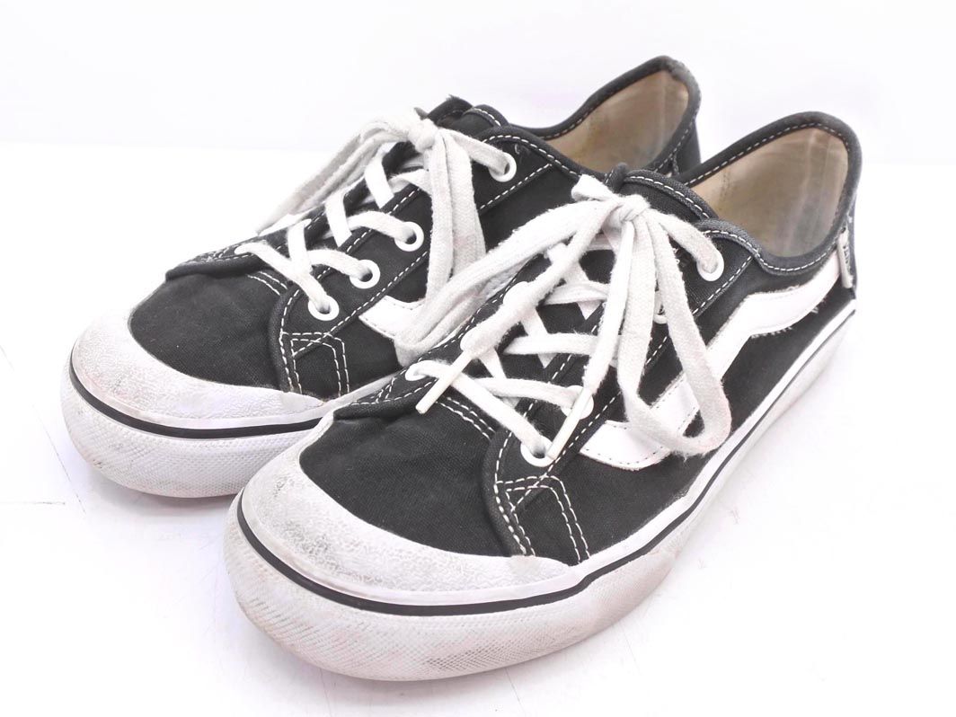 VANS バンズ V356 BLACK BALL ローカット スニーカー size23cm/黒 ■■ ☆ dfc3 レディース【USED】【中古】【古着】【ブランド古着買取・販売ABJ】