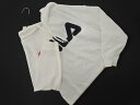 FILA フィラ ロゴ ショート丈 プルオーバー パーカー sizeF/白 ■◇ ☆ fgb8 レディース【USED】【中古】【古着】【ブランド古着買取・販売A...