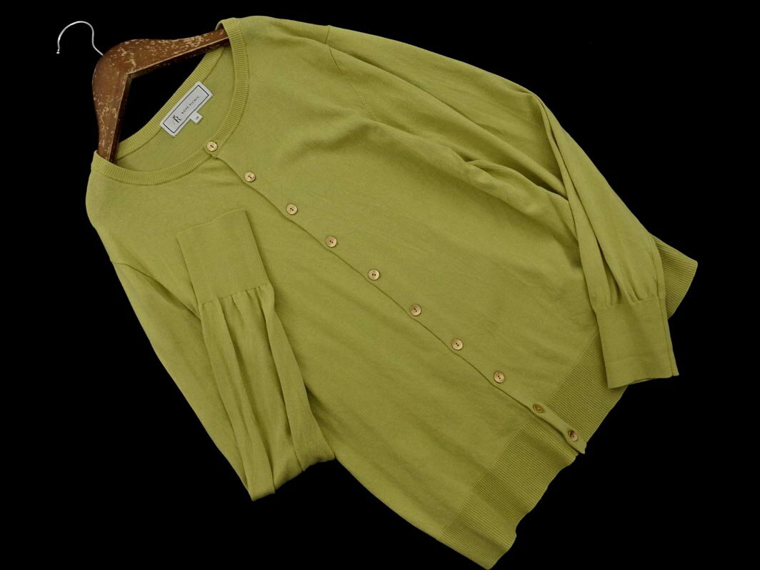 Rope Picnic ロペピクニック カーディガン size38/黄 ◇■ ☆ fac9 レディース【USED】【中古】【古着】【ブランド古着買取・販売ABJ】