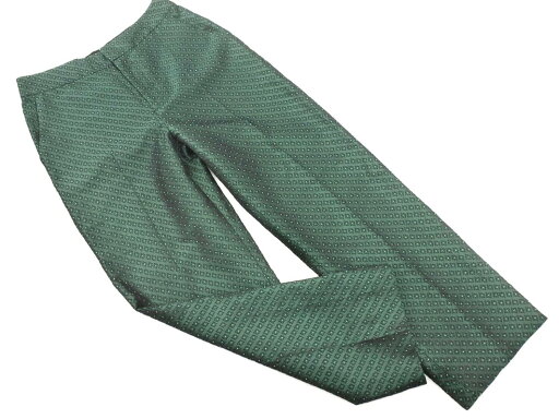 LE CIEL BLEU ルシェルブルー リネン混 ジャガード パンツ size34/緑 ■■ ☆ fed0 レディース【USED】【中古】【古着】【ブランド古着買取・販売ABJ】 LE CIEL BLEU ルシェルブルー リネン混 ジャガード パンツ size34/緑 ■■ ☆ fed0 レディース【USED】【中古】【古着】【ブランド古着買取・販売ABJ】
