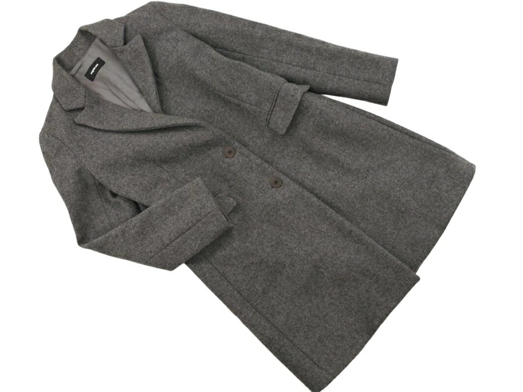 DRESSLAVE ドレスレイブ カシミヤ混 コート size38/グレー ◇■ ☆ fjc1 レディース【USED】【中古】【古着】【ブランド古着買取・販売ABJ】