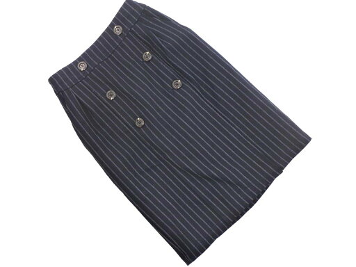 one way ワンウェイ ストライプ タイト スカート sizeM/濃紺 ◇■ ☆ fab4 レディース【USED】【中古】【古着】【ブランド古着買取・販売ABJ】 one way ワンウェイ ストライプ タイト スカート sizeM/濃紺 ◇■ ☆ fab4 レディース【USED】【中古】【古着】【ブランド古着買取・販売ABJ】