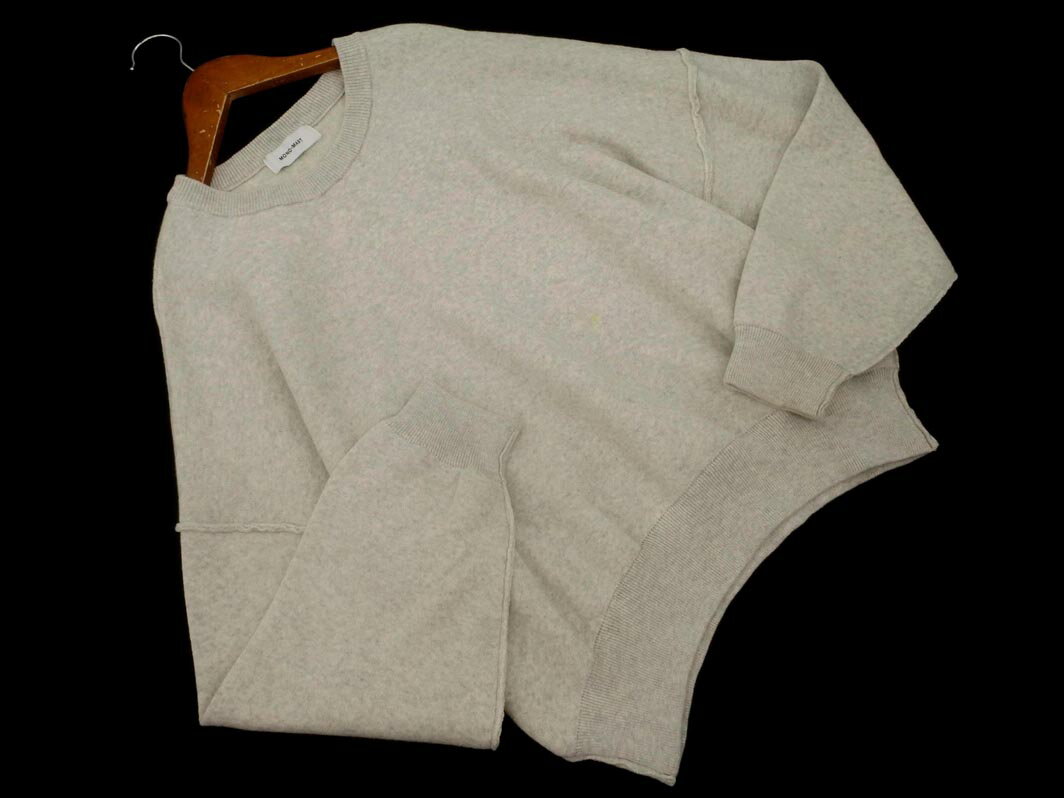 MONO-MART モノマート ニット セーター sizeF/グレー ◇■ ☆ fkb0 レディース【USED】【中古】【古着】【ブランド古着買取・販売ABJ】