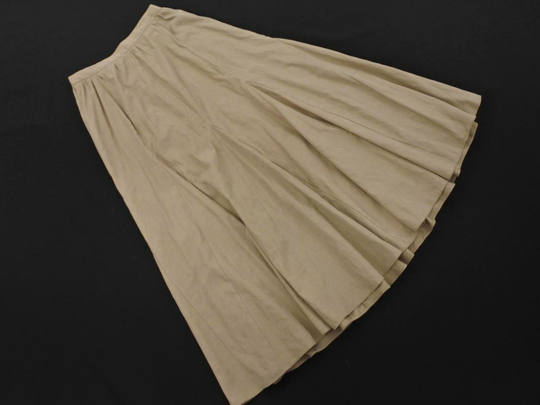 saloon サルーン フレア スカート size36/ベージュ ■◇ ☆ feb2 レディース【USED】【中古】【古着】【ブランド古着買取・販売ABJ】