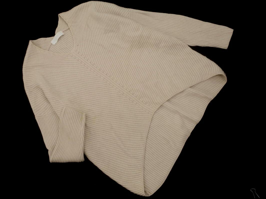 NOLLEY&#039;S ノーリーズ ウール100% ニット セーター size38/ベージュ ◇■ ☆ fla2 レディース【USED】..