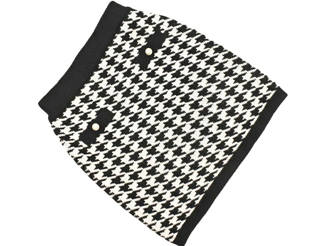 【中古】INGNIイング千鳥柄ニッ...