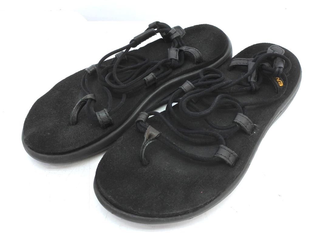 Teva テバ VOYA INFINITY サンダル sizeW6（23cm）/黒 ■◆ ☆ dha3 レディース【USED】【中古】【古着】【ブランド古着買取・販売ABJ】