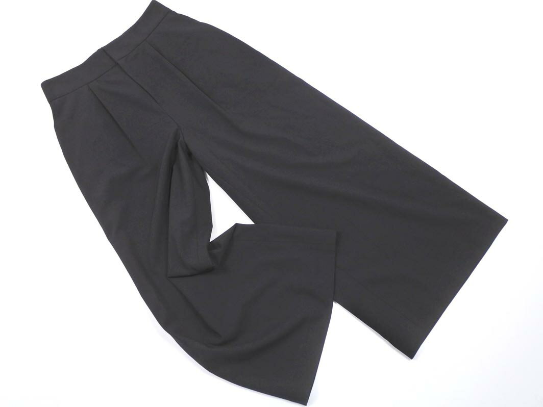 MAYSON GREY メイソングレイ タック ガウチョ パンツ size1/黒 ■◇ ☆ geb5 レディース【USED】【中古】【古着】【ブランド古着買取・販売ABJ】