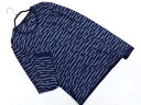 ネコポスOK HAMNETT ハムネット ボーダー Tシャツ sizeM/紺 ■◇ ☆ fbb3 メンズ【USED】【中古】【古着】【ブランド古着買取・販売AB...