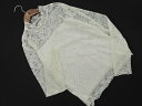 VIS ビス 総レース モックネック カットソー sizeF/白 ■◇ ☆ fca3 レディース【USED】【中古】【古着】【ブランド古着買取・販売ABJ】(4)