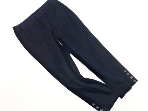 QUEENS COURT クイーンズコート クロップド パンツ size1/濃紺 ■◇ ☆ fdc2 レディース【USED】【中古】【古着】【ブランド古着買取・販売ABJ】 QUEENS COURT クイーンズコート クロップド パンツ size1/濃紺 ■◇ ☆ fdc2 レディース【USED】【中古】【古着】【ブランド古着買取・販売ABJ】