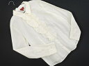 ネコポスOK Talbots タルボット フリル シャツ size10P/白 ■◇ ☆ fba5 レディース【USED】【中古】【古着】【ブランド古着買取・販売ABJ】(4)