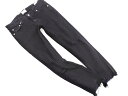 Ungrid アングリッド ダメージ加工 カットオフ スキニー デニムパンツ size25/黒 ■■ ☆ fca3 レディース【USED】【中古】【古着】【ブラ...