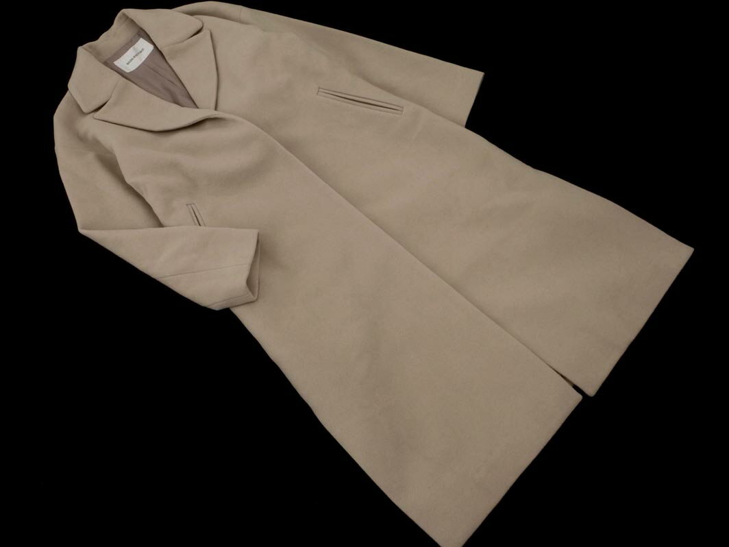 NATURAL BEAUTY BASIC ナチュラルビューティーベーシック ウール混 チェスター コート sizeS/ベージュ ◇■ ☆ fic6 レディース【USED】【中古】【古着】【ブランド古着買取・販売ABJ】(4)