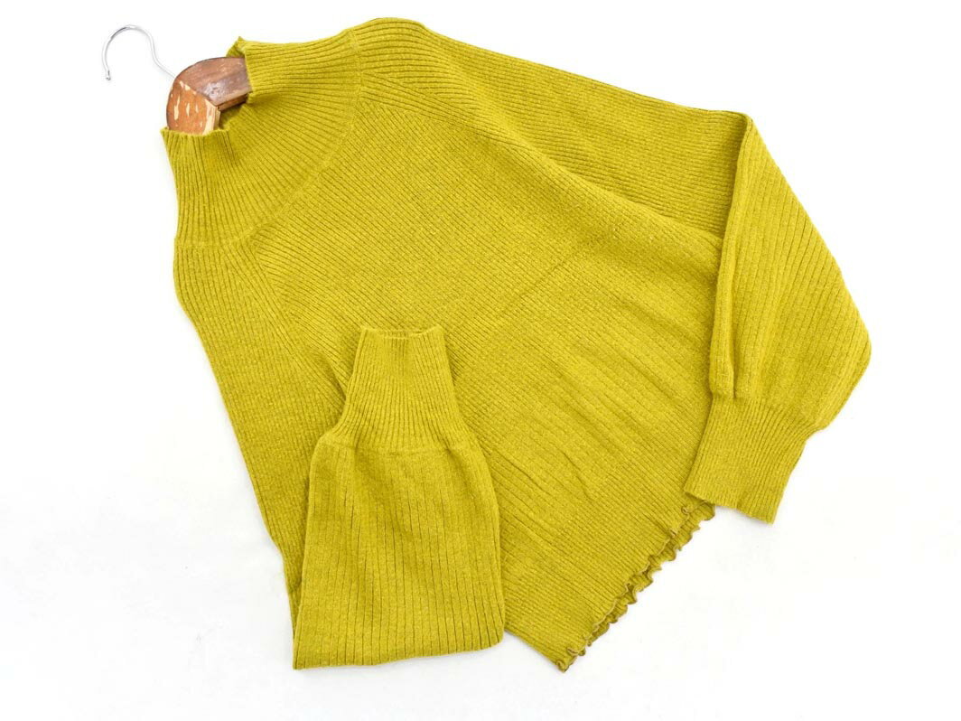 Kastane カスタネ ハイネック ニット セーター sizeF/マスタード ◇■ ☆ fkb2 レディース【USED】【中古..