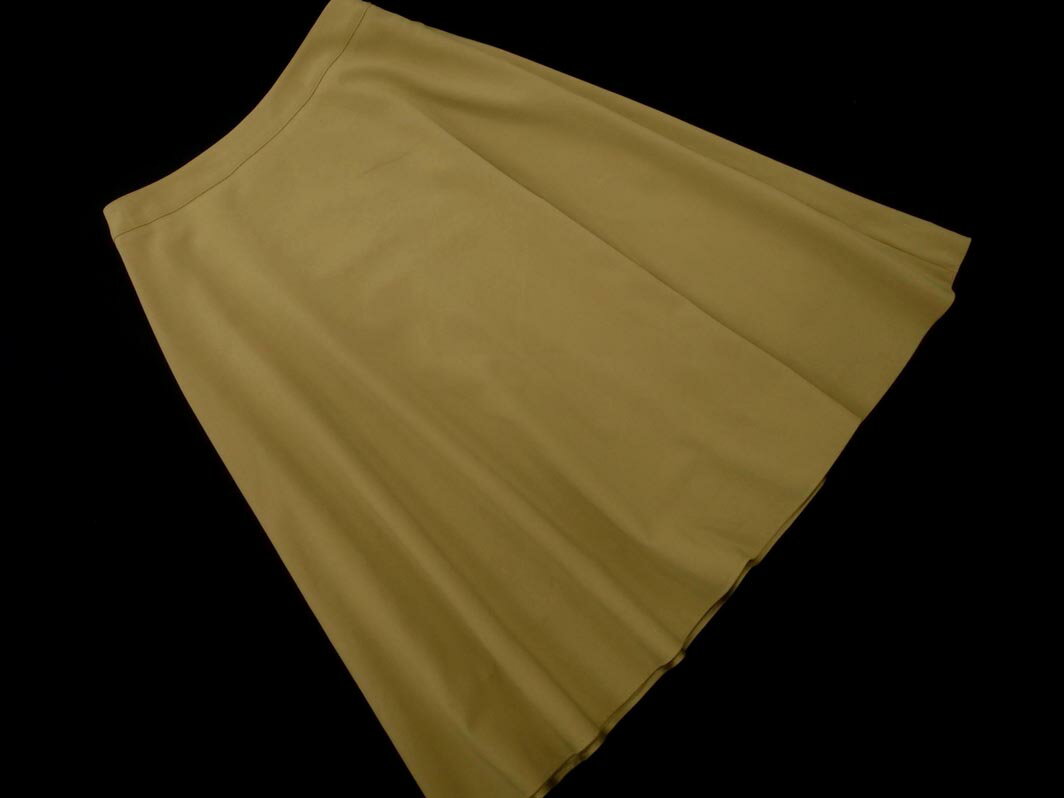 ネコポスOK AMACA アマカ Aライン 台形 スカート size36/ベージュ ■■ ☆ fhc5 レディース【USED】【中古】【古着】【ブランド古着買取・販売ABJ】