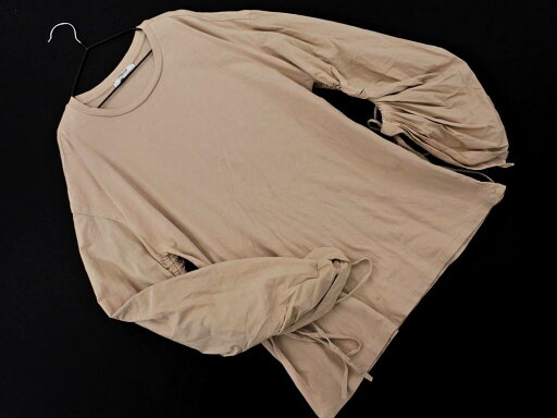 ZARA TRF ザラ トラファ 切替 カットソー sizeS/ベージュ ■◇ ☆ elc6 レディース【USED】【中古】【古着】【ブランド古着買取・販売ABJ】 ZARA TRF ザラ トラファ 切替 カットソー sizeS/ベージュ ■◇ ☆ elc6 レディース【USED】【中古】【古着】【ブランド古着買取・販売ABJ】
