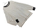GLOBAL WORK グローバルワーク ボーダー カットソー sizeL/白x黒 ■◇ ☆ feb2 レディース【USED】【中古】【古着】【ブランド古着買取・販売ABJ】