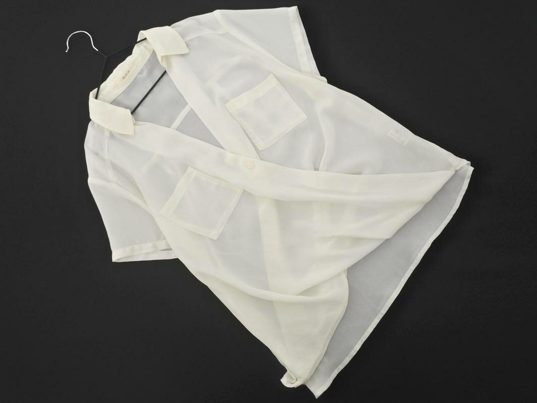 ネコポスOK Techichi テチチ カシュクール ブラウス シャツ sizeM/オフホワイト ■◆ ☆ ffa9 レディース【USED】【中古】【古着】【ブランド古着買取・販売ABJ】