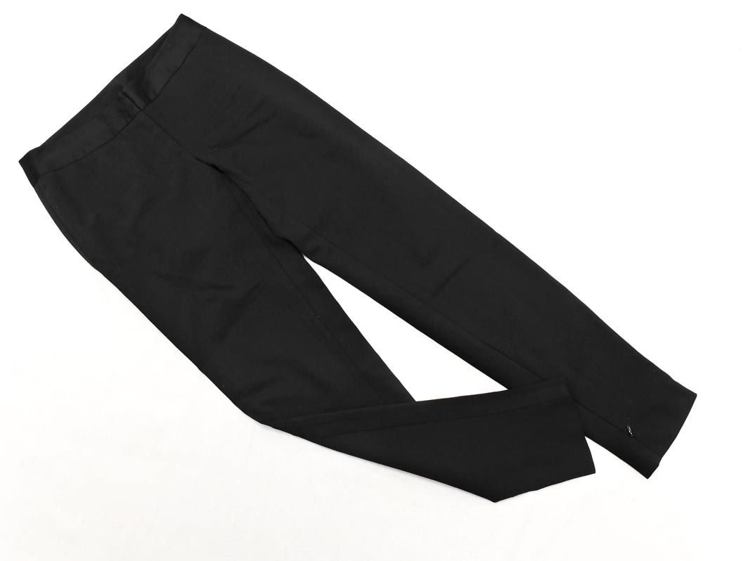 ネコポスOK CoSTUME NATIONAL コスチュームナショナル ウール混 サイドライン テーパード パンツ size38/黒 ◇■ ☆ ejb1 レディース【USED】【中古】【古着】【ブランド古着買取・販売ABJ】