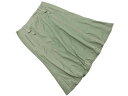 HIROKO KOSHINO ヒロココシノ TRUNK Aライン 台形 スカート size40/カーキ ■■ ☆ fgd0 レディース【USED】【中古】【古着】【ブランド古着買取・販売ABJ】