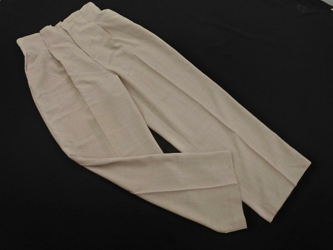 VIS ビス ワイド パンツ sizeL/ライトベージュ ■■ ☆ fec8 レディース【USED】【中古】【古着】【ブランド古着買取・販売ABJ】