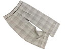 AMACA アマカ ウール100% グレンチェック クロップド クロップド パンツ size36/白xグレー ◇■ ☆ ekb3 レディース【USED】【中古】【古着】【ブランド古着買取・販売ABJ】