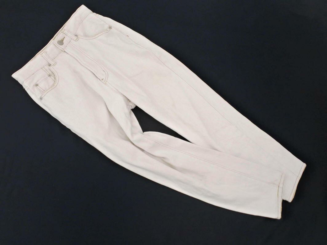 PAGEBOY ページボーイ テーパード デニムパンツ size26 M/オフホワイト ■■ ☆ fbc8 レディース【USED】【中古】【古着】【ブランド古着買取・販売ABJ】