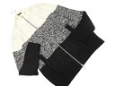 ESSENTIAL GARMENT エッセンシャルガーメント メンズビギ ウール混 ジップアップ カーディガン sizeM/白x黒 ◇■ ☆ fbc8 メンズ【...
