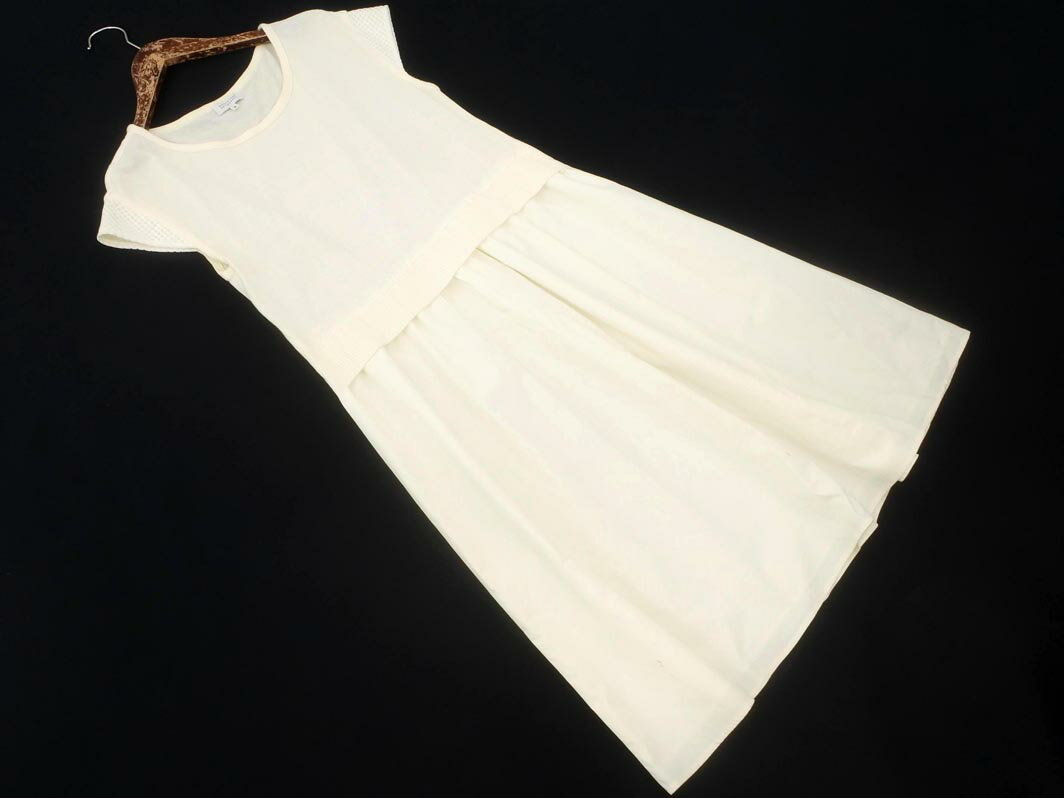 MACKINTOSH PHILOSOPHY マッキントッシュフィロソフィー フェイクレイヤード ワンピース size38/オフホワイト ■◆ ☆ fgc5 レディース【USED】【中古】【古着】【ブランド古着買取・販売ABJ】