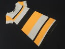 ブランド古着ならABJで買える「MARY QUANT マリークワント ボーダー ワンピース sizeM/グレーx黒xオレンジ ■◆ ☆ fgd1 レディース【USED】【中古】【古着】【ブランド古着買取・販売ABJ】」の画像です。価格は770円になります。