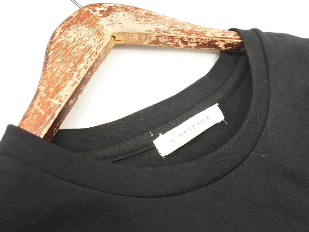 LOWRYS FARM ローリーズファーム フレンチスリーブ レース 切替 ドッキング ワンピース sizeL/黒 ■◆ ☆ fea2 レディース【USED】【中古】【古着】【ブランド古着買取・販売ABJ】